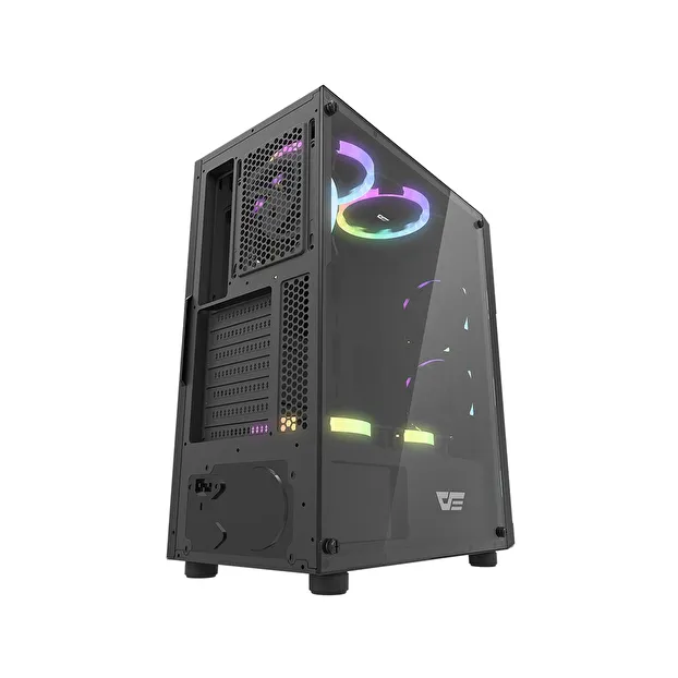 DF Pollux Mesh 650W 80+ Rainbow RGB Mid Tower Kasa