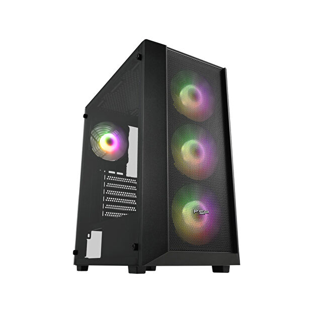 FSP CMT318 850W 80+ Bronze PCIE 5.0 Rainbow RGB Mid Tower Kasa