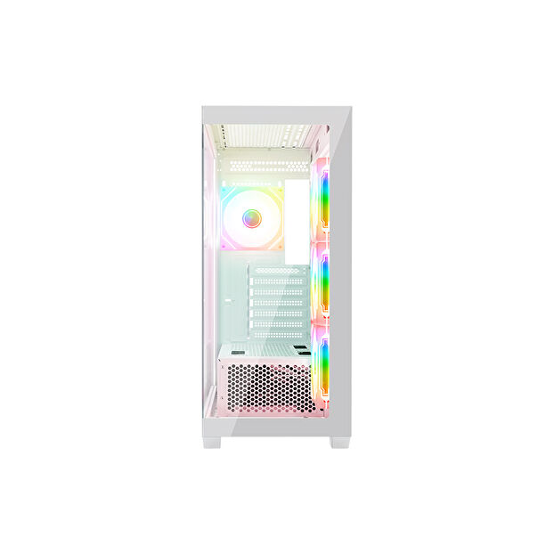 Rampage HYDRA V4 750W 80+ Bronze Tempered Glass RGB ATX Gaming Kasa