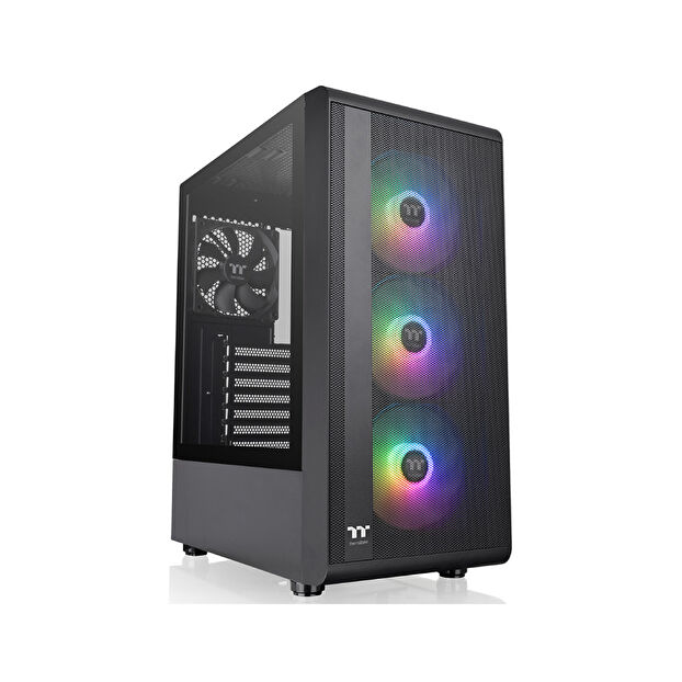 Thermaltake S200 TG Mesh Siyah 650W 80+ ARGB 3x120mm Temperli Cam