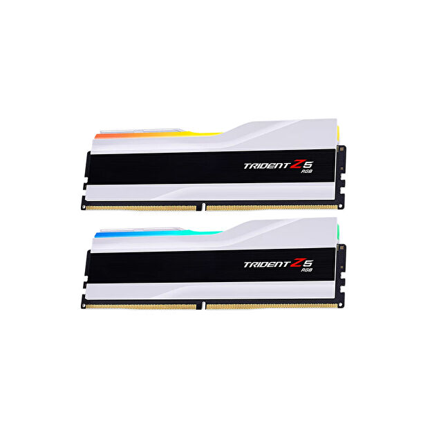 GSKILL Trident Z5 Beyaz RGB 64GB (2x32) 6400MHz CL32 DDR5 Masaüstü Bilgisayar RAM