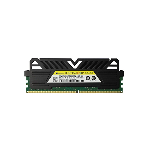 TwinMOS TornadoX6 32GB 3200MHz CL22 DDR4 Masaüstü Bilgisayar RAM