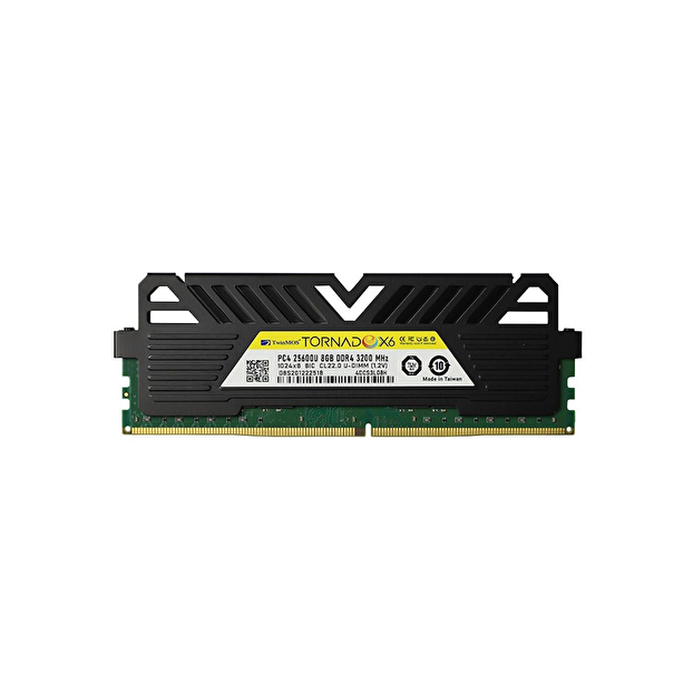 TwinMOS TornadoX6 8GB 3200MHz CL22 DDR4 Masaüstü Bilgisayar RAM
