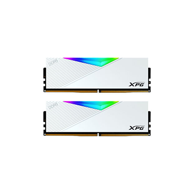XPG Lancer RGB 64GB (2x32GB) DDR5 6000MHz CL30 DDR5 Beyaz Masaüstü Bilgisayar RAM