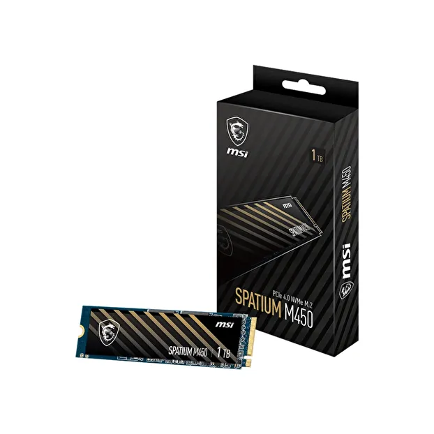MSI SPATIUM M450 1TB 3400-2400MB/s M.2 SSD 