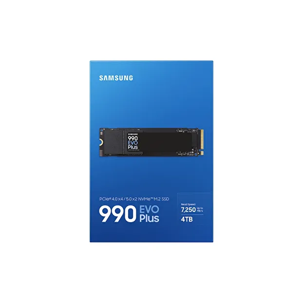 Samsung 990 EVO Plus 4TB 7250/6300MBs M.2 SSD 