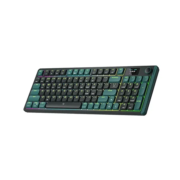 AIGO S99 RGB Red Switch Siyah/Yeşil Gaming Klavye