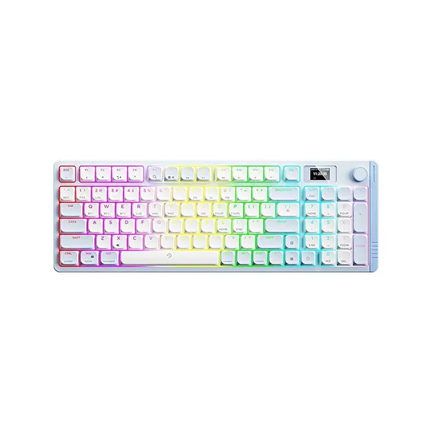 AIGO S99 RGB Red Switch Beyaz/Mavi Gaming Klavye