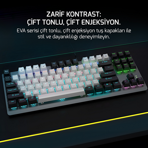GamePower Eva 3 Blue Switch Gaming Klavye