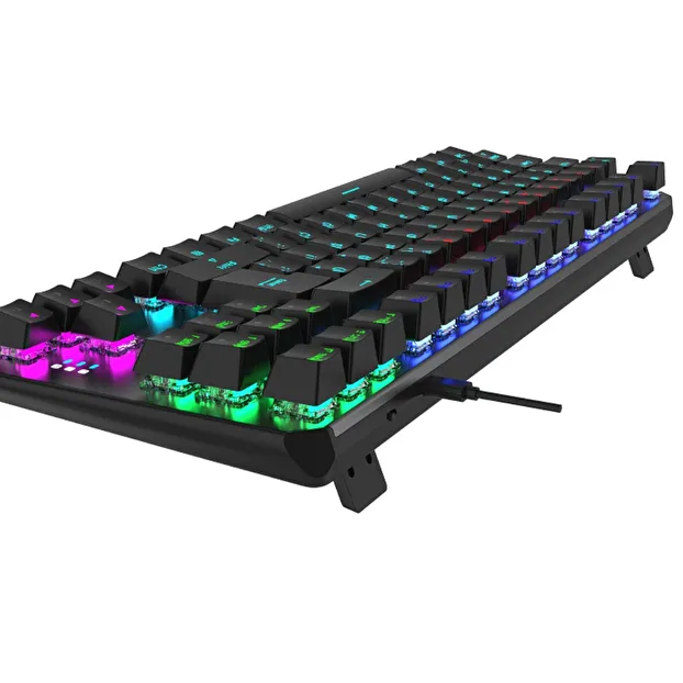 GamePower Overlord 60M Mekanik Kırmızı Switch Türkçe Q 88 Tuş USB Gaming Klavye