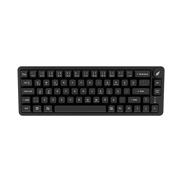 Hawk Gaming HK251 Membrane RGB Kablosuz Siyah Gaming Klavye