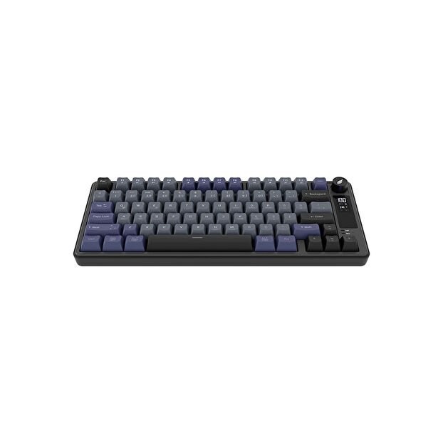 Hawk Gaming HK255 Membrane LCD RGB Kablosuz Siyah Gri Gaming Klavye