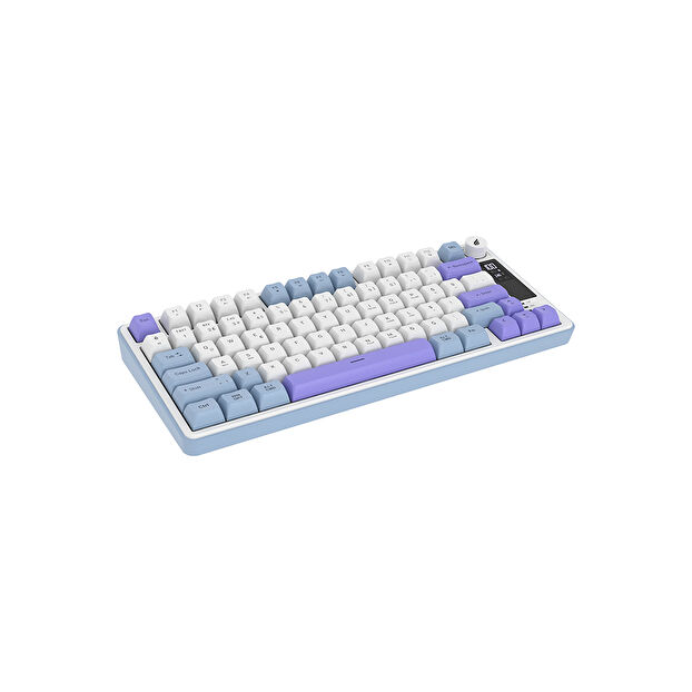 Hawk Gaming HK255 Membrane LCD RGB Kablosuz Mavi Mor Gaming Klavye