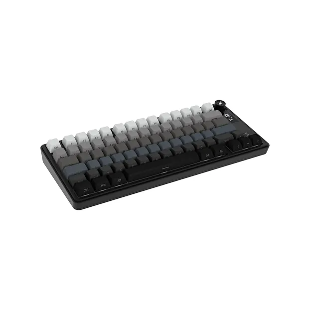 Hawk Gaming HK255 Membrane LCD RGB Kablosuz Siyah/Gradyan Gaming Klavye