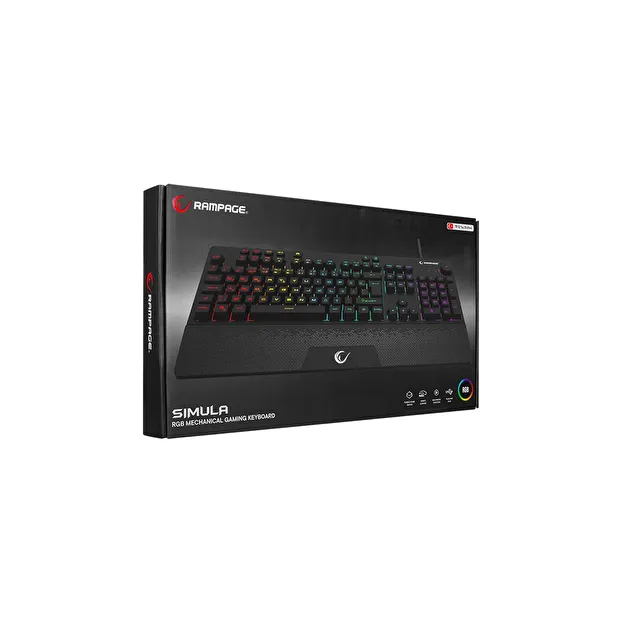 Rampage KB-GX65 SIMULA Rainbow Gaming Klavye