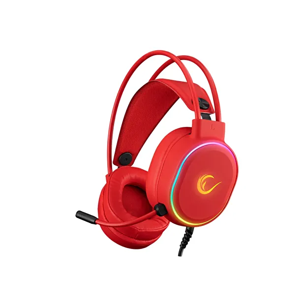 Rampage ROGUE Kırmızı RGB Gaming Kulaklık