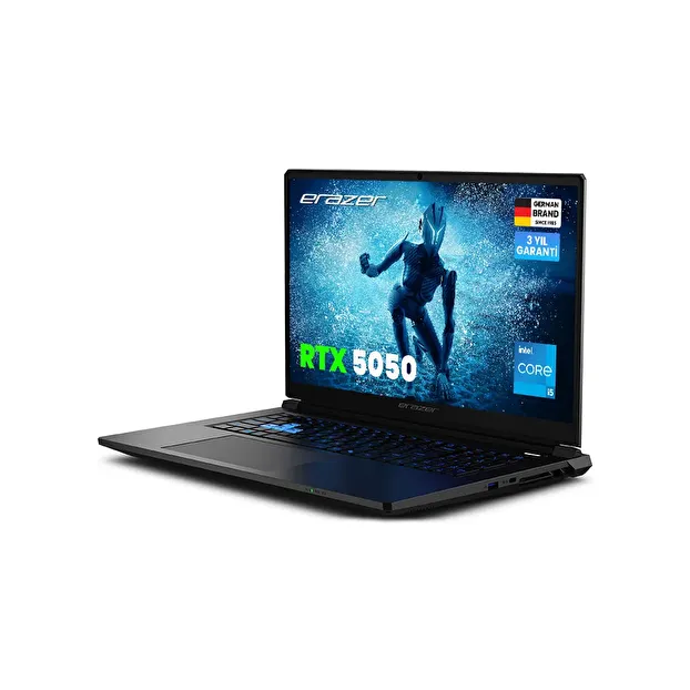 ERAZER Scout 15 E1 MD62765 Intel Core i5 13420H 16GB RAM 1TB SSD RTX5050 15.6" 144Hz FHD Win11H Oyuncu Laptop