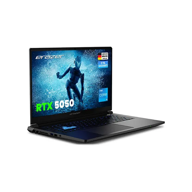 ERAZER Scout 15 E1 MD62765 Intel Core i5 13420H 16GB RAM 1TB SSD RTX5050 15.6" 144Hz FHD Win11H Oyuncu Laptop