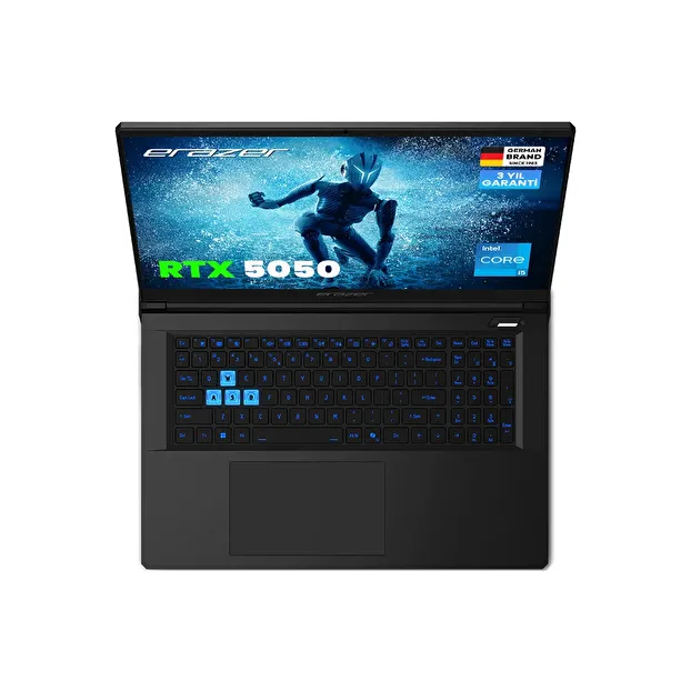 ERAZER Scout 15 E1 MD62765 Intel Core i5 13420H 16GB RAM 1TB SSD RTX5050 15.6" 144Hz FHD Win11H Oyuncu Laptop