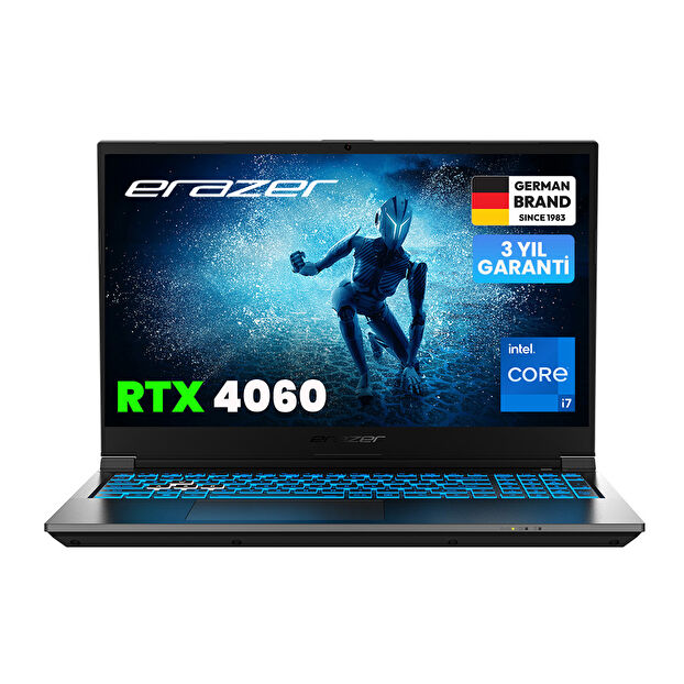 ERAZER Deputy P60i MD62749-R32 Intel Core i7-13620H 32GB RAM 1TB SSD RTX4060 15.6" Full HD 144Hz FreeDos Oyuncu Laptop