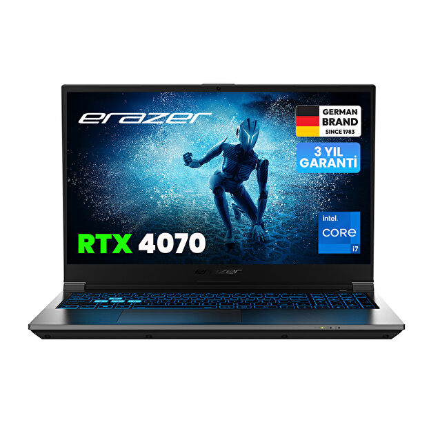 ERAZER Deputy P60 MD62748-R32 Intel Core i7-13620H 32GB RAM 1TB SSD RTX4070 15.6" Full HD 144Hz FreeDos Oyuncu Laptop