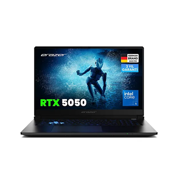 ERAZER Scout 17 E1 MD600006 Intel Ultra 5 210H 16GB RAM 1TB SSD RTX5050 17" FHD FreeDOS Oyuncu Laptop