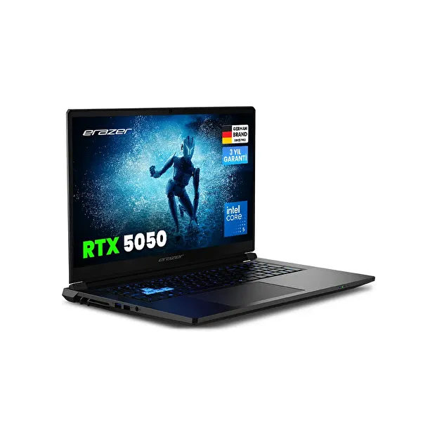 ERAZER Scout 17 E1 MD600006 Intel Ultra 5 210H 16GB RAM 1TB SSD RTX5050 17" FHD FreeDOS Oyuncu Laptop
