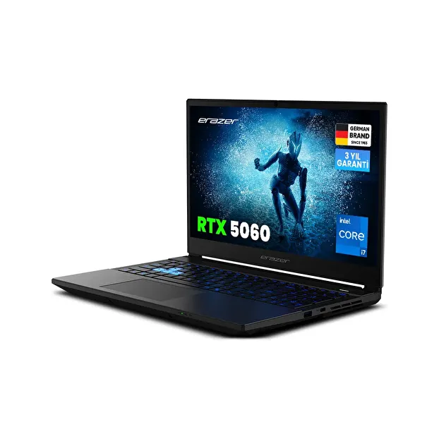 ERAZER Deputy 15 P1 MD600004 Intel Core i7 13620H 16GB RAM 1TB SSD RTX5060 15.6" 144Hz FHD FreeDOS Oyuncu Laptop