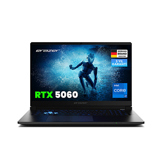 ERAZER Defender 17 P1 MD600010 Intel Core i7 13620H 32GB RAM 2TB SSD RTX5060 17.3" 144Hz FHD FreeDOS Oyuncu Laptop