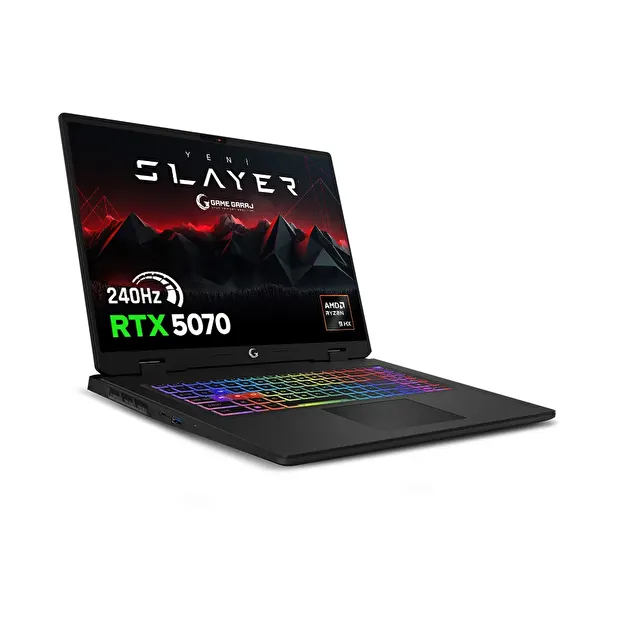 Game Garaj Slayer R9M3D XL-5070 AMD Ryzen 9 9955HX3D RTX5070 17" QHD+ 240Hz FreeDos Oyuncu Laptop
