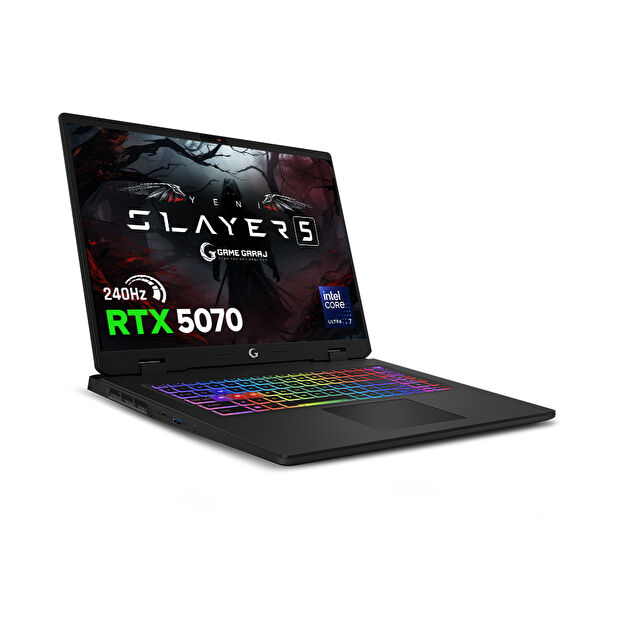 Game Garaj Slayer5 7-5070 Intel Ultra 7 255HX RTX5070 16" 240Hz QHD+ FreeDOS Oyuncu Laptop