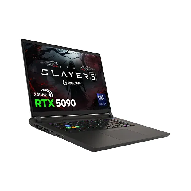 Game Garaj Slayer5 9XL-5090 Intel Ultra 9 275HX RTX5090 17" QHD+ FreeDos 240Hz Oyuncu Laptop