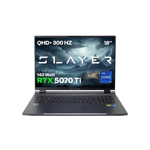 Game Garaj Slayer X9T XL-5070Ti Intel Core i9 14900HX RTX5070Ti 18" 300Hz QHD+ FreeDos Oyuncu Laptop