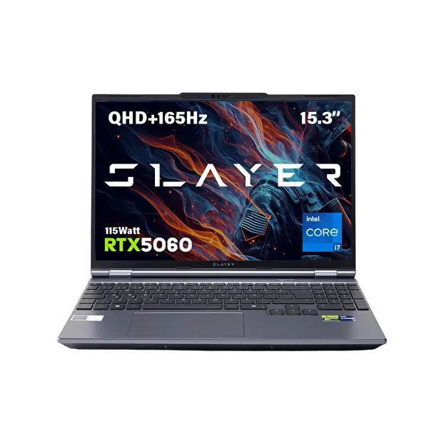 Game Garaj Slayer X7T2-5060 Intel Core i7 14650HX RTX5060 15.3" 165Hz QHD+ FreeDos Oyuncu Laptop