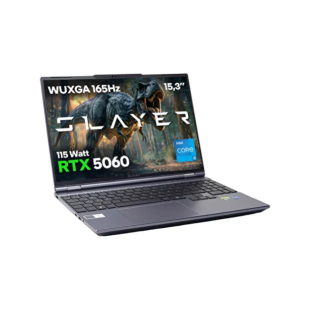 Game Garaj Slayer X5T2-5060 Intel Core i5 14450HX RTX5060 15.3" 165Hz WUXGA FreeDos Oyuncu Laptop