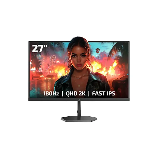 GamePower Kaze Q80 27'' Flat 180Hz Fast IPS 0.5ms QHD Gaming Monitör