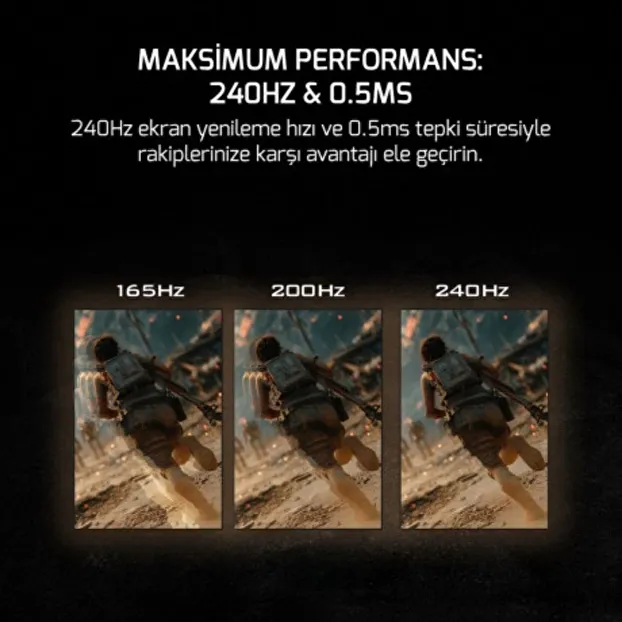 GamePower Kaze Q80 27'' Flat 180Hz Fast IPS 0.5ms QHD Gaming Monitör