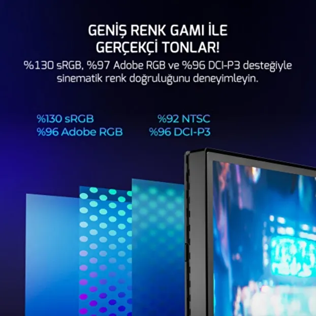 GamePower Kaze Q80 27'' Flat 180Hz Fast IPS 0.5ms QHD Gaming Monitör